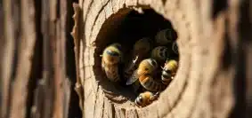 Un regard approfondi sur le mystérieux nid d'abeille charpentière