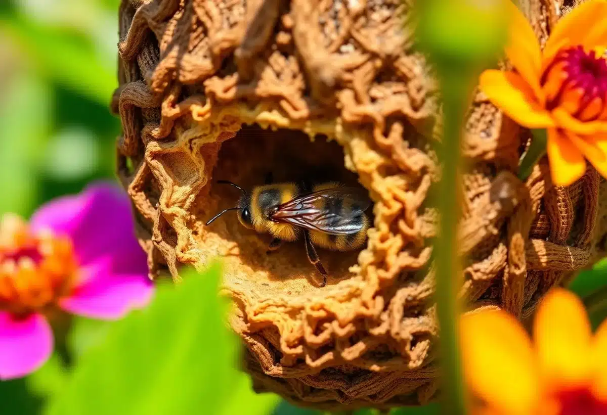 Un regard approfondi sur le mystérieux nid d'abeille charpentière