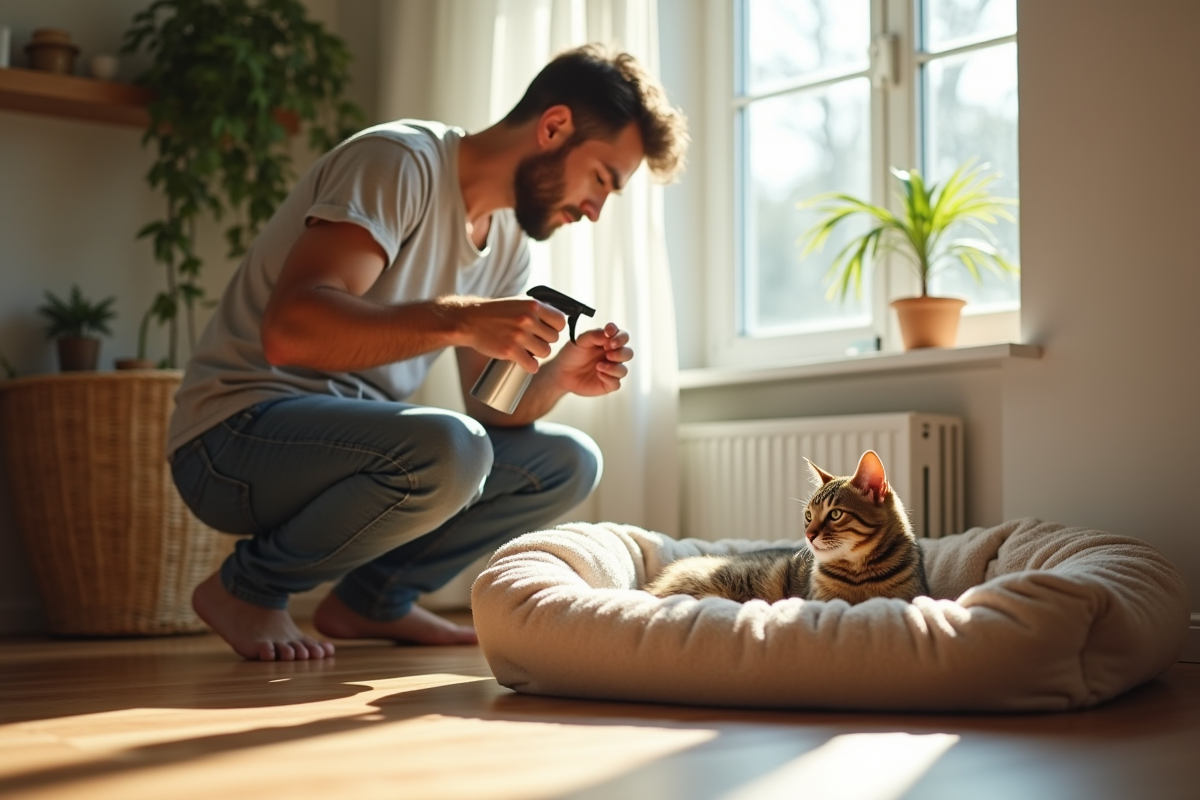 vaporisateur chat
