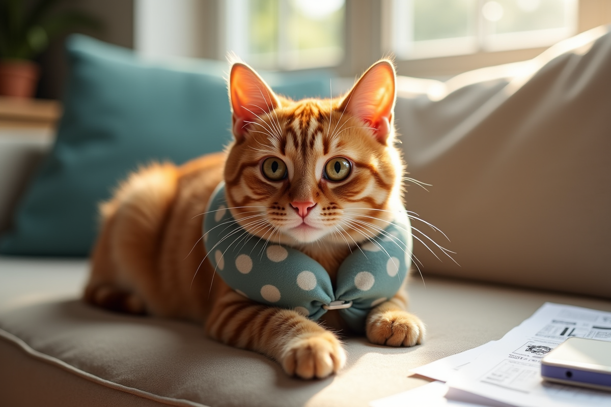 chat collerette